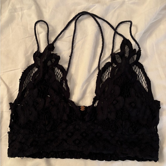Free People Other - Black Free People lace bralette